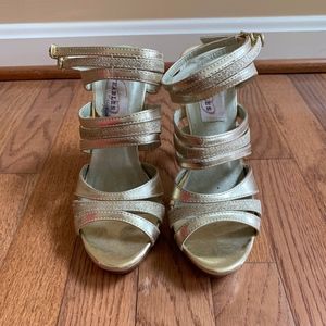 Gold High Heel